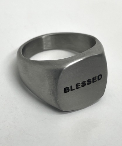 [Blessed Bullet] 外科鋼方環_Logo/Non-Logo
